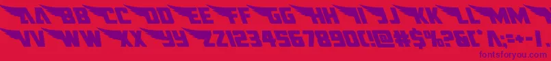 Шрифт americankestralleft1 2 – фиолетовые шрифты на красном фоне