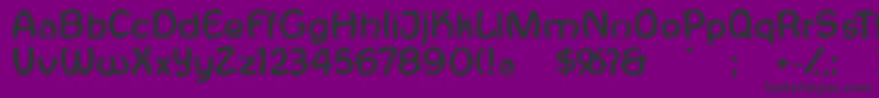 Antroposofia Font – Black Fonts on Purple Background