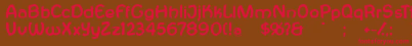 Antroposofia Font – Red Fonts on Brown Background