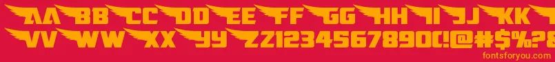 More about americankestralstraightexpand1 2 Font americankestralstraightexpand1 2 Font – Orange Fonts on Red Background