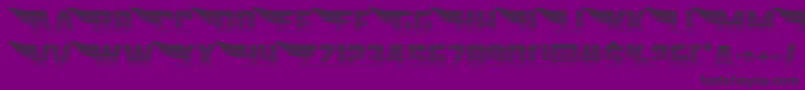 americankestralstraightgrad1 2 Font – Black Fonts on Purple Background