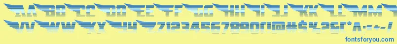 More about americankestralstraightgrad1 2 Font americankestralstraightgrad1 2 Font – Blue Fonts on Yellow Background