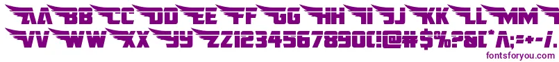 フォントamericankestralstraightlaser1 2 – 紫色のフォント