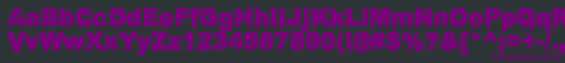 BloodyStump Font – Purple Fonts on Black Background
