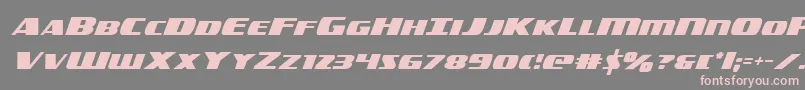 americorps Font – Pink Fonts on Gray Background
