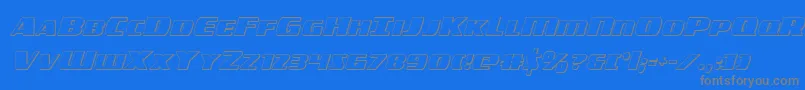 fuente americorps3dcond – Fuentes Grises Sobre Fondo Azul