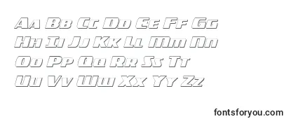 Americorps3dcond Font