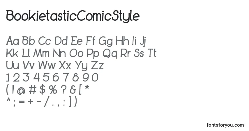 BookietasticComicStyle font – alphabet, numbers, special characters
