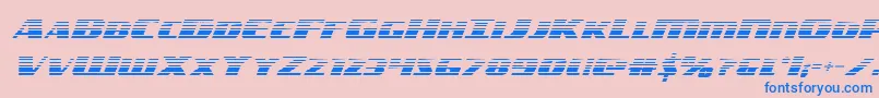 Шрифт americorpsgrad – синие шрифты на розовом фоне