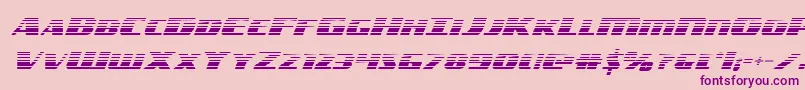 Шрифт americorpsgrad – фиолетовые шрифты на розовом фоне