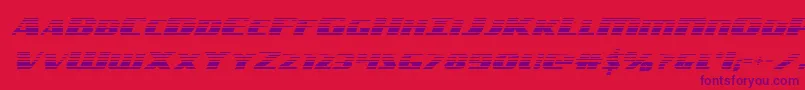 Шрифт americorpsgrad – фиолетовые шрифты на красном фоне