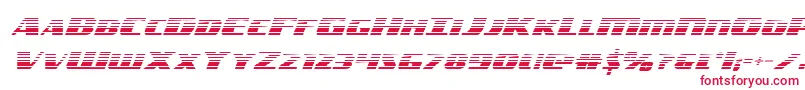 Шрифт americorpsgrad – красные шрифты на белом фоне