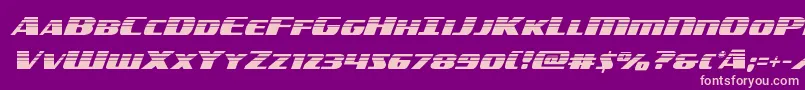 americorpshalf Font – Pink Fonts on Purple Background