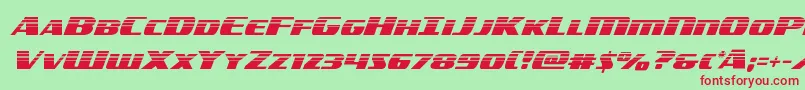 americorpshalf Font – Red Fonts on Green Background