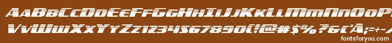 americorpshalf Font – White Fonts on Brown Background