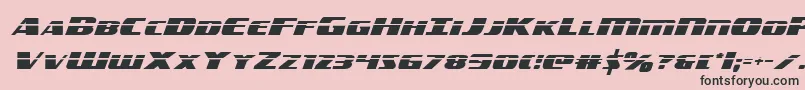 americorpslaser Font – Black Fonts on Pink Background