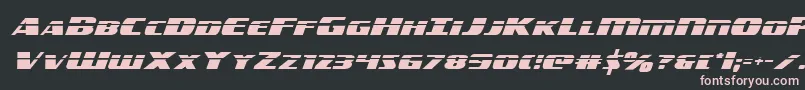 americorpslaser Font – Pink Fonts on Black Background