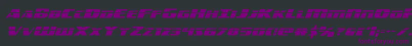 americorpslaser Font – Purple Fonts on Black Background