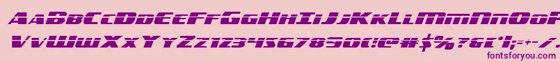 americorpslaser Font – Purple Fonts on Pink Background