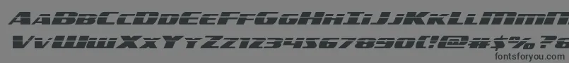 americorpslaserexpand Font – Black Fonts on Gray Background