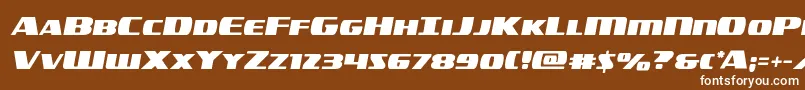 americorpssemital Font – White Fonts on Brown Background