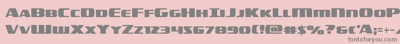 Шрифт americorpsstraight – серые шрифты на розовом фоне