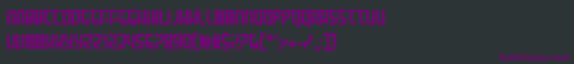 Amid Verrion Font – Purple Fonts on Black Background
