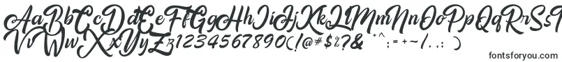 Шрифт Amigos – каллиграфические шрифты