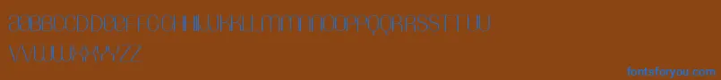 Amin Sina Font – Blue Fonts on Brown Background