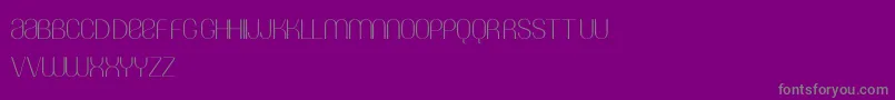 Police Amin Sina – polices grises sur fond violet
