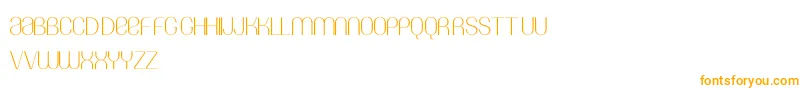 Amin Sina Font – Orange Fonts on White Background
