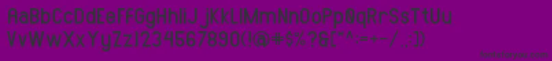 AMORICASANSRegular Font – Black Fonts on Purple Background