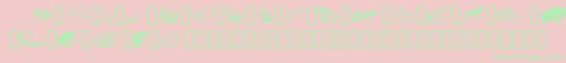 AMPHP    Font – Green Fonts on Pink Background