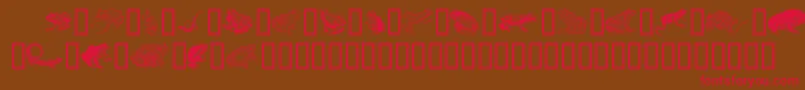 AMPHP    Font – Red Fonts on Brown Background