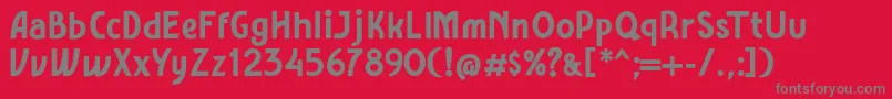 Saiba mais sobre a fonte Amro Sans Bold Fonte Amro Sans Bold – fontes cinzas em um fundo vermelho
