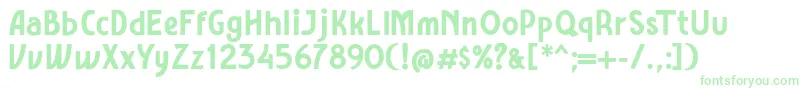 Подробнее о шрифте Amro Sans Bold Шрифт Amro Sans Bold – зелёные шрифты