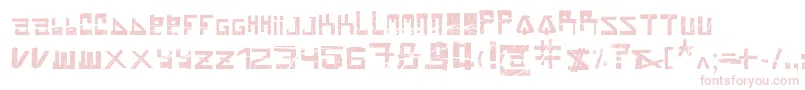 Braindamage Font – Pink Fonts on White Background