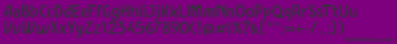 Amro Sans Font – Black Fonts on Purple Background