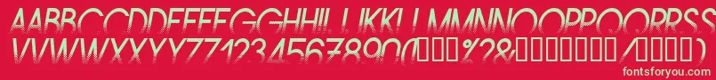 AMSTI    Font – Green Fonts on Red Background