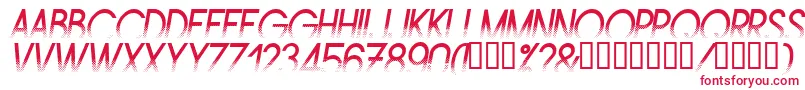 AMSTI    Font – Red Fonts on White Background