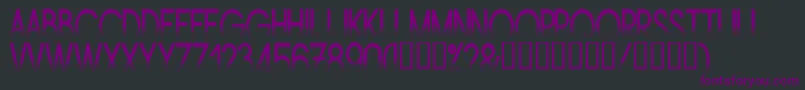 AMSTN    Font – Purple Fonts on Black Background