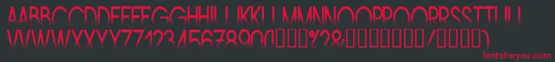 AMSTN    Font – Red Fonts on Black Background