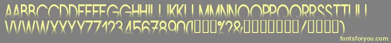 AMSTN    Font – Yellow Fonts on Gray Background