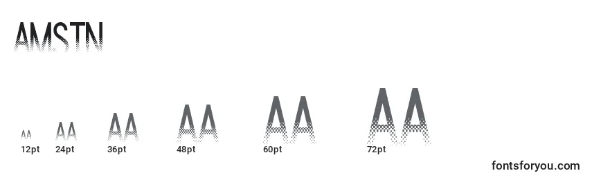 AMSTN    (119460) Font Sizes