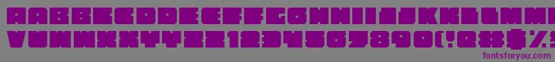 anakefka Font – Purple Fonts on Gray Background