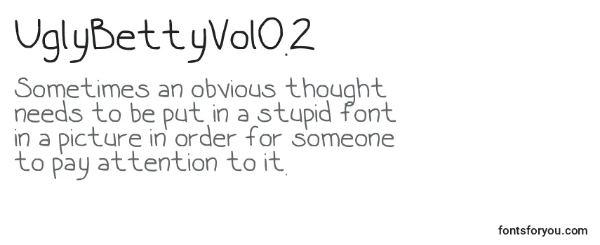 Review of the UglyBettyVol0.2 Font
