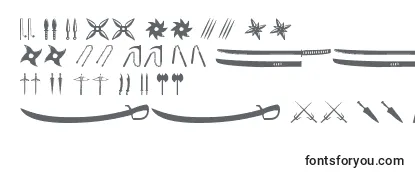 Czcionka Ancient Weapons