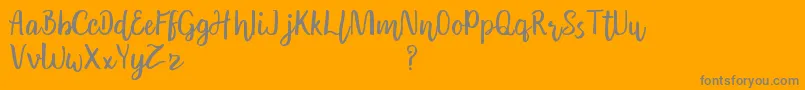 More about Andaman DEMO Font Andaman DEMO Font – Gray Fonts on Orange Background