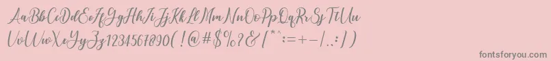 fuente andayani – Fuentes Grises Sobre Fondo Rosa