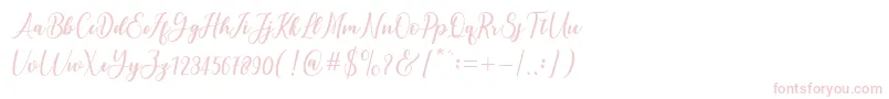 andayani-Schriftart – Rosa Schriften